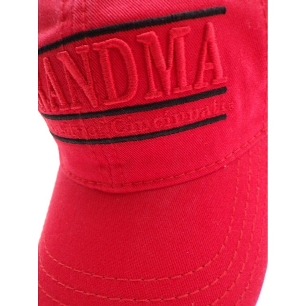 47 Brand Women's Red GRANDMA Baseball Cap Adjustable University of Cincinnati - Picture 2 of 3